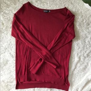 Red Valette Long Sleeve Dolman Sweater S